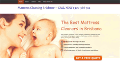Desktop Screenshot of mattresscleaningbrisbane.com.au